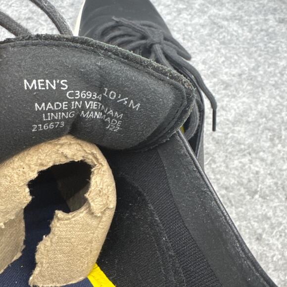 Cole Haan Grand Black Leather Lace Up Oxford Sneaker Shoe Men 10.5 - Picture 7 of 8